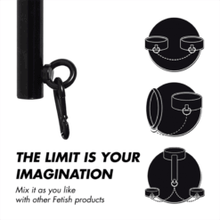Comprar FETISH SUBMISSIVE BONDAGE - BARRA SEPARADORA AJUSTABLE 4 PIEZAS al mejor precio - Envíos Discretos
