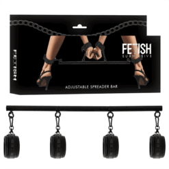 Comprar FETISH SUBMISSIVE BONDAGE - BARRA SEPARADORA AJUSTABLE 4 PIEZAS al mejor precio - Envíos Discretos