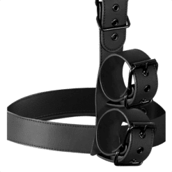 Comprar FETISH SUBMISSIVE BONDAGE - CONJUNTO DE SUJECIÓN PARA EL CUERPO DE CUELLO Y MUÑEQUERAS al mejor precio - Envíos Discretos