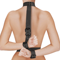 Comprar FETISH SUBMISSIVE BONDAGE - CONJUNTO DE SUJECIÓN PARA EL CUERPO DE CUELLO Y MUÑEQUERAS al mejor precio - Envíos Discretos