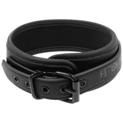 Comprar FETISH SUBMISSIVE - COLLAR CON CADENA CON FORRO DE NEOPRENO al mejor precio - Envíos Discretos