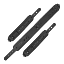 Comprar FETISH SUBMISSIVE - COLLAR Y ESPOSAS CUERO VEGANO CON FORRO DE NEOPRENO al mejor precio - Envíos Discretos