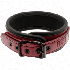 Comprar FETISH SUBMISSIVE DARK ROOM - COLLAR CON CADENA CON FORRO DE NEOPRENO al mejor precio - Envíos Discretos