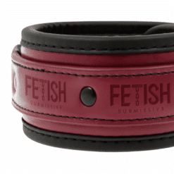 Comprar FETISH SUBMISSIVE DARK ROOM - ESPOSAS CUERO VEGANO CON FORRO DE NEOPRENO al mejor precio - Envíos Discretos