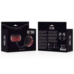 Comprar FETISH SUBMISSIVE DARK ROOM -  ESPOSAS TOBILLOS CUERO VEGANO CON FORRO DE NEOPRENO al mejor precio - Envíos Discretos