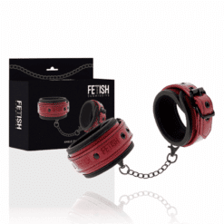 Comprar FETISH SUBMISSIVE DARK ROOM -  ESPOSAS TOBILLOS CUERO VEGANO CON FORRO DE NEOPRENO al mejor precio - Envíos Discretos