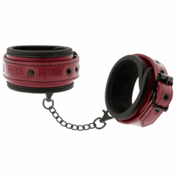 Comprar FETISH SUBMISSIVE DARK ROOM -  ESPOSAS TOBILLOS CUERO VEGANO CON FORRO DE NEOPRENO al mejor precio - Envíos Discretos