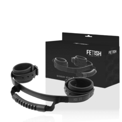 Comprar FETISH SUBMISSIVE - ESPOSAS CON TIRADOR CON FORRO DE NEOPRENO al mejor precio - Envíos Discretos