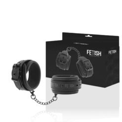 Comprar FETISH SUBMISSIVE - ESPOSAS CUERO VEGANO CON FORRO DE NEOPRENO al mejor precio - Envíos Discretos
