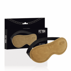 Comprar FETISH SUBMISSIVE ORIGEN - ANTIFAZ CUERO VEGANO CON FORRO DE NEOPRENO al mejor precio - Envíos Discretos