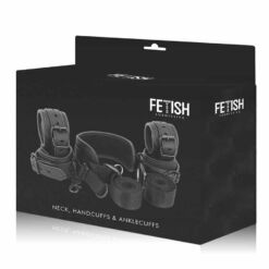 Comprar FETISH SUBMISSIVE - POSICIÓN MASTER CON 4 ESPOSAS CON FORRO DE NEOPRENO al mejor precio - Envíos Discretos