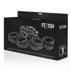 Comprar FETISH SUBMISSIVE - SET ATADURAS CAMA LUXURY CON FORRO DE NEOPRENO al mejor precio - Envíos Discretos