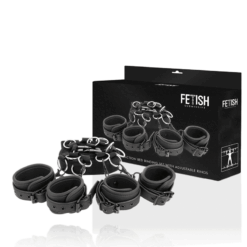 Comprar FETISH SUBMISSIVE - SET ATADURAS CAMA LUXURY CON FORRO DE NEOPRENO al mejor precio - Envíos Discretos