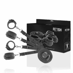 Comprar FETISH SUBMISSIVE - SET DE ESPOSAS Y ATADURAS CON FORRO DE NEOPRENO al mejor precio - Envíos Discretos