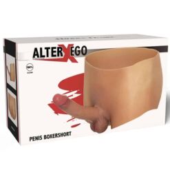 Comprar HIDDEN DESIRE - ALTER EGO BÓXER CON PENE 18 CM NATURAL TALLA L al mejor precio - Envíos Discretos