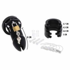 Comprar HIDDEN DESIRE - EXTREME JAULA DE CASTIDAD SILICONA TALLA L NEGRO al mejor precio - Envíos Discretos