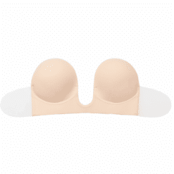 BYE-BRA - SUJETADOR SIN ASAS EN U BEIGE COPA D - piKanteo | Despierta tu lado más piKante
