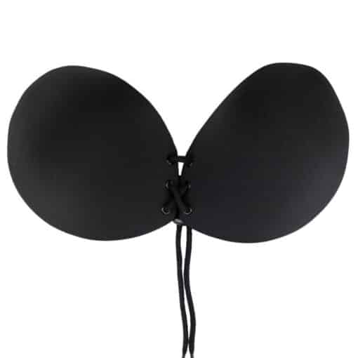 BYE-BRA - SUJETADOR ADHESIVO ENTRELAZADO NEGRO COPA E - Imagen 4