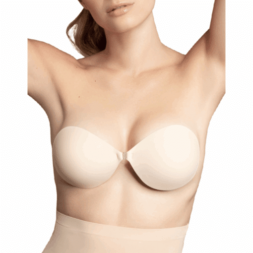 BYE-BRA - SUJETADOR INVISIBLE BEIGE COPA A - Imagen 2