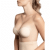 BYE-BRA - SUJETADOR INVISIBLE BEIGE COPA D
