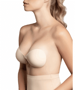 BYE-BRA - SUJETADOR INVISIBLE BEIGE COPA D