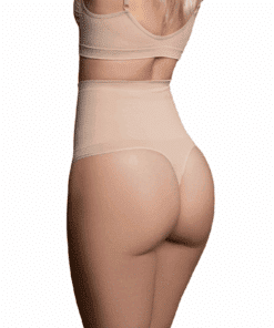 BYE-BRA - FAJA SIN COSTURAS ESTILO TANGA BEIGE TALLA M