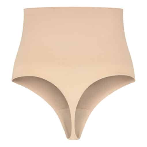BYE-BRA - FAJA SIN COSTURAS ESTILO TANGA BEIGE TALLA XL - Imagen 3