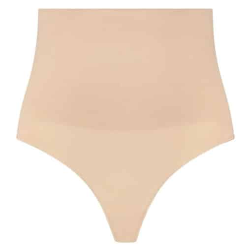 BYE-BRA - FAJA SIN COSTURAS ESTILO TANGA BEIGE TALLA XL - Imagen 4