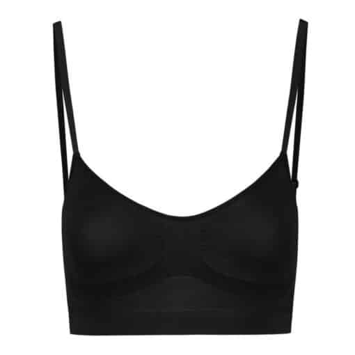 BYE-BRA - MEDIUM CONTROL SUJETADOR SIN COSTURAS NEGRO TALLA L - Imagen 4