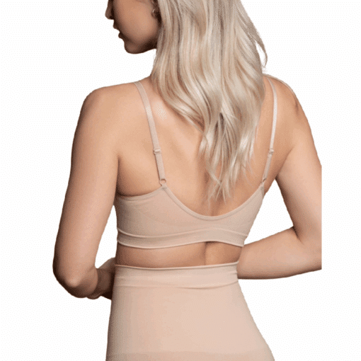 BYE-BRA - MEDIUM CONTROL SUJETADOR SIN COSTURAS BEIGE TALLA M - Imagen 2