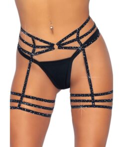 LEG AVENUE - LIGUERO CON BRILLANTES TALLA ÚNICA