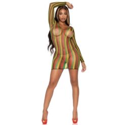 LEG AVENUE - MINIVESTIDO DE RED RASTAS TALLA ÚNICA - piKanteo | Despierta tu lado más piKante