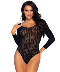 LEG AVENUE - TEDDY DISEÑO MOSAICO TALLA ÚNICA