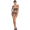 PASSION - WOMAN BS089 BODYSTOCKING NEGRO TALLA ÚNICA - piKanteo | Despierta tu lado más piKante