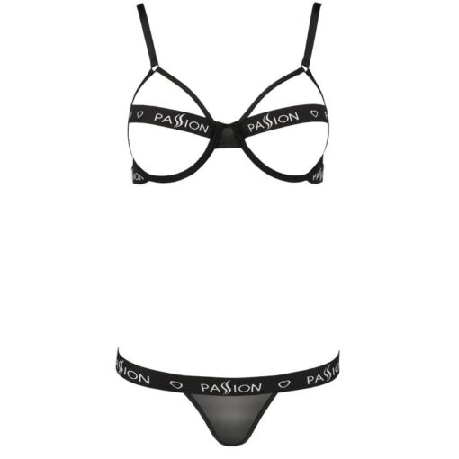 PASSION - KYOUKA SET DOS PIEZAS NEGRO L/XL - Imagen 4