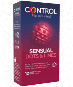 CONTROL - SENSUAL DOTS & LINES PUNTOS Y ESTRIAS 12 UDS