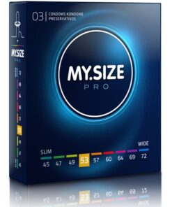 MY SIZE - PRO PRESERVATIVOS 53 MM 3 UNIDADES