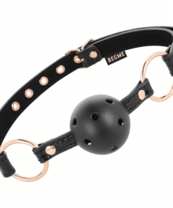 BEGME - BLACK EDITION MORDAZA CUERO VEGANO