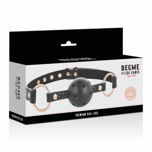 BEGME - BLACK EDITION MORDAZA CUERO VEGANO - Imagen 4