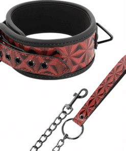 BEGME - RED EDITION COLLAR CUERO VEGANO CON FORRO DE NEOPRENO