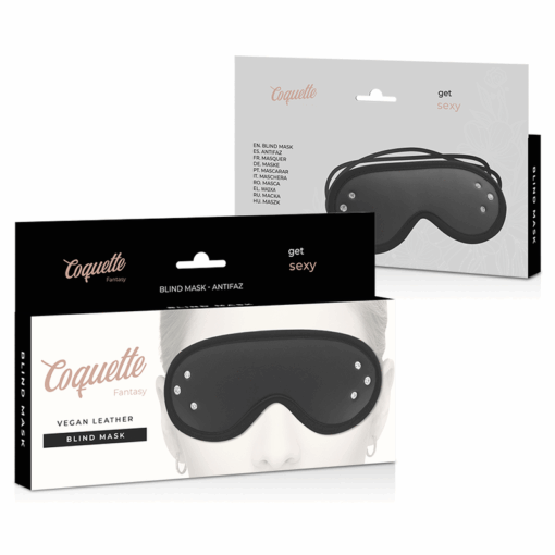COQUETTE CHIC DESIRE - FANTASY ANTIFAZ CUERO VEGANO CON FORRO DE NEOPRENO - Imagen 6