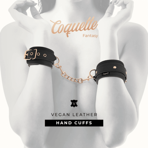 COQUETTE CHIC DESIRE - FANTASY ESPOSAS PARA MANOS CUERO VEGANO CON FORRO DE NEOPRENO - Imagen 2