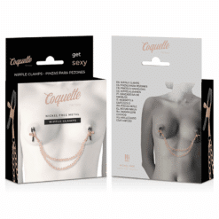 COQUETTE CHIC DESIRE - FANTASY PINZAS METALICAS PEZONES CON CADENA - piKanteo | Despierta tu lado más piKante