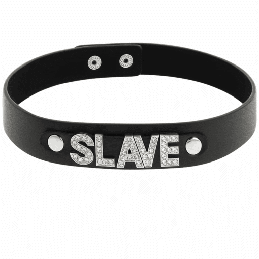 COQUETTE CHIC DESIRE - CHOKER CUERO VEGANO SLAVE - Imagen 3