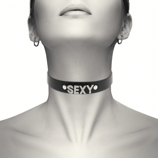 COQUETTE CHIC DESIRE - CHOKER CUERO VEGANO SEXY - Imagen 2