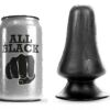 ALL BLACK - ANAL PLUG 12 CM