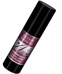 EXTASE SENSUAL - ACEITE MASAJE EFECTO CALOR CON FEROMONAS MORA 30 ML