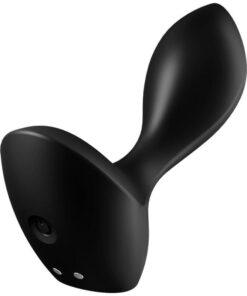 SATISFYER - BACKDOOR LOVER PLUG ANAL VIBRADOR NEGRO