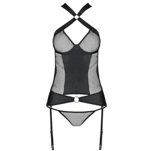 PASSION - AMANDA CORSET CUERO ECOLOGICO L/XL - Imagen 4