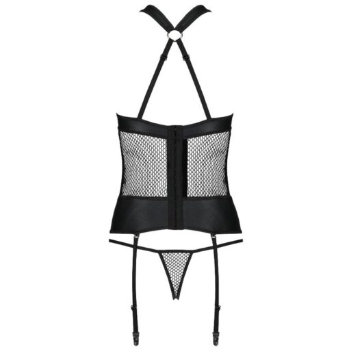 PASSION - AMANDA CORSET CUERO ECOLOGICO L/XL - Imagen 5